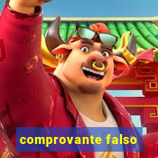 comprovante falso